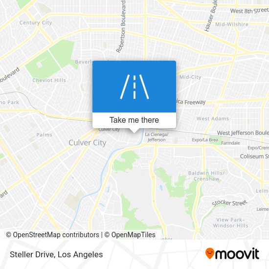 Mapa de Steller Drive