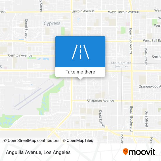 Mapa de Anguilla Avenue