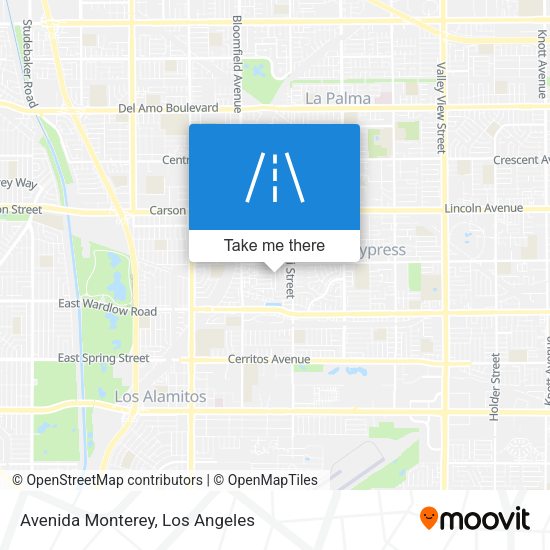 Avenida Monterey map