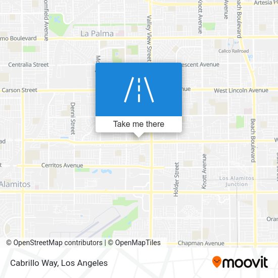 Mapa de Cabrillo Way