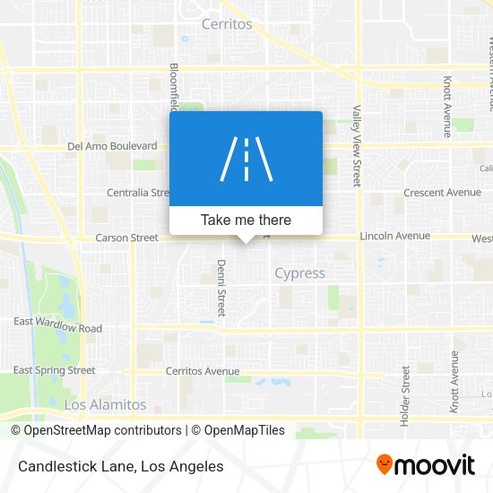Candlestick Lane map