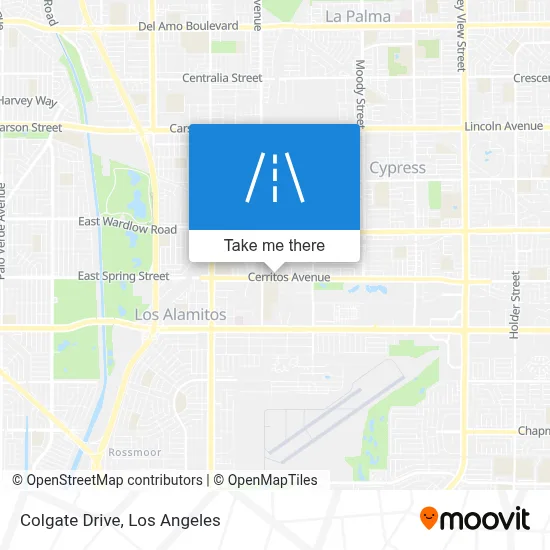 Colgate Drive map