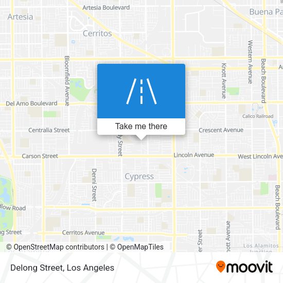 Mapa de Delong Street