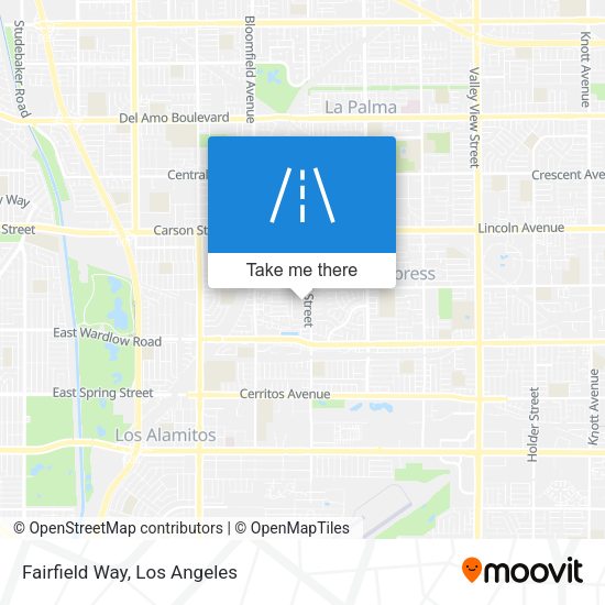 Mapa de Fairfield Way