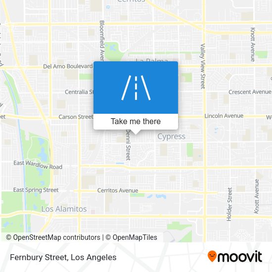 Fernbury Street map