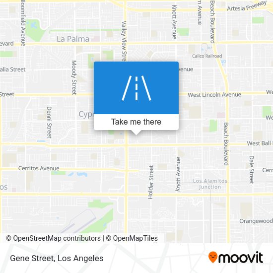 Mapa de Gene Street