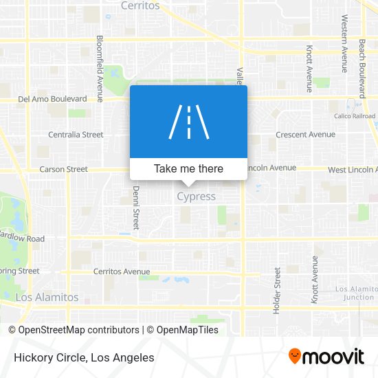 Mapa de Hickory Circle