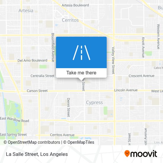 La Salle Street map