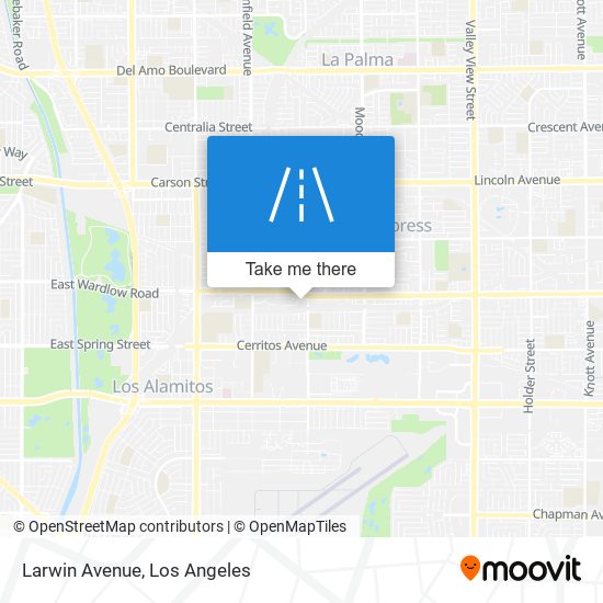 Larwin Avenue map