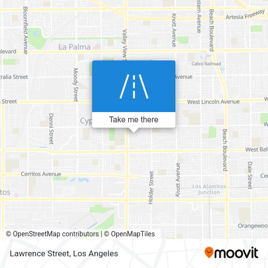Mapa de Lawrence Street