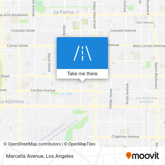 Mapa de Marcella Avenue