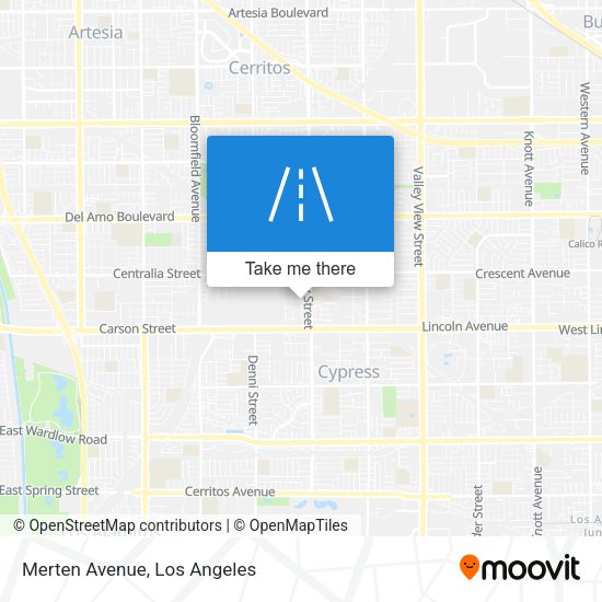 Mapa de Merten Avenue