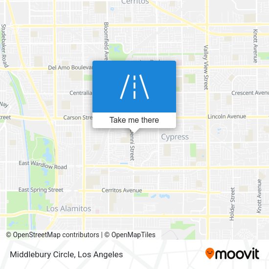 Mapa de Middlebury Circle