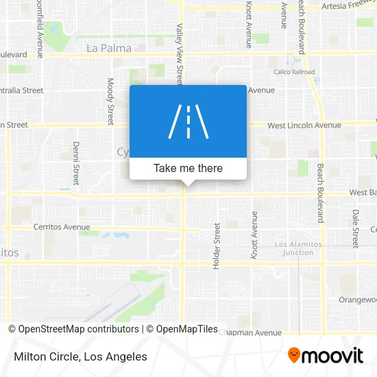 Milton Circle map