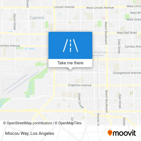 Miscou Way map