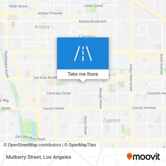 Mapa de Mulberry Street