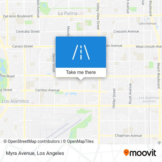 Mapa de Myra Avenue