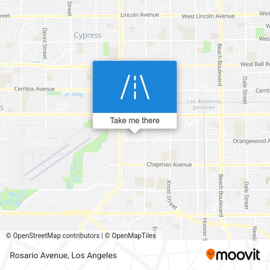 Mapa de Rosario Avenue