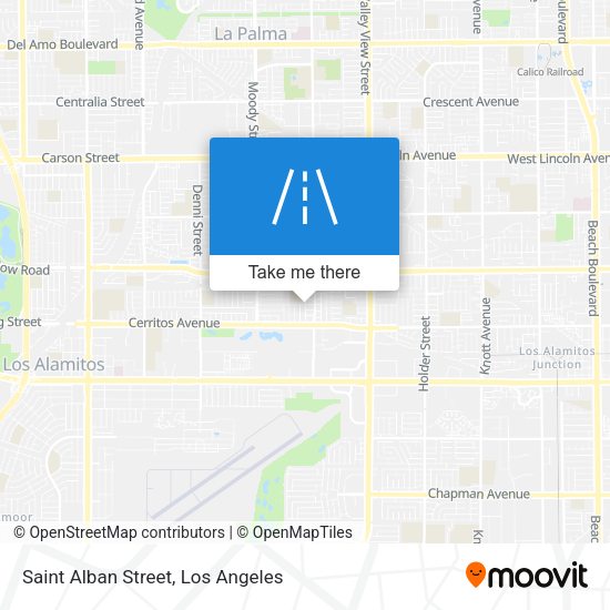 Saint Alban Street map