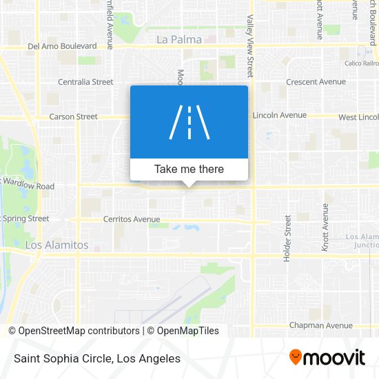 Mapa de Saint Sophia Circle