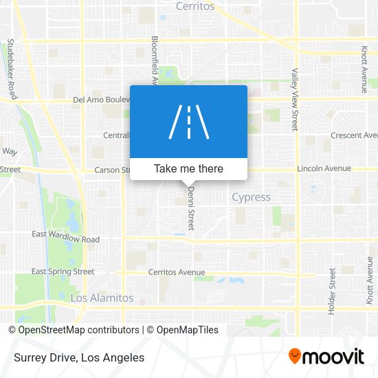 Mapa de Surrey Drive