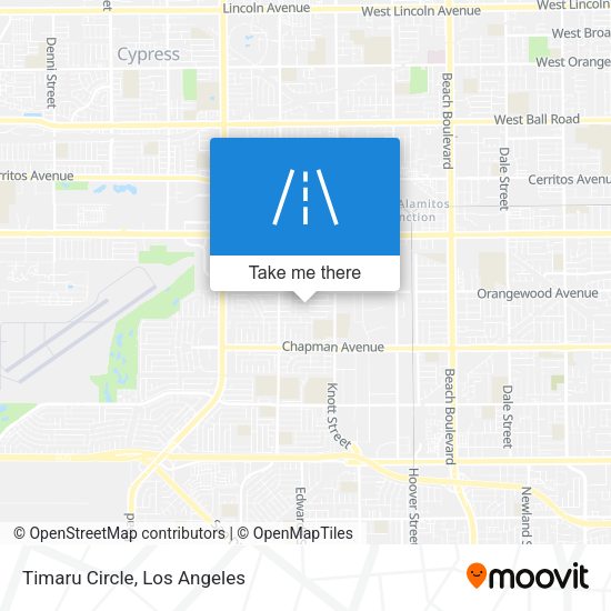 Timaru Circle map
