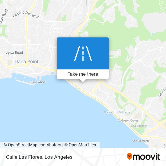 Mapa de Calle Las Flores
