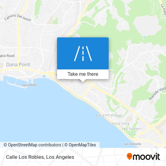 Calle Los Robles map