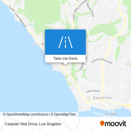 Caspian Sea Drive map