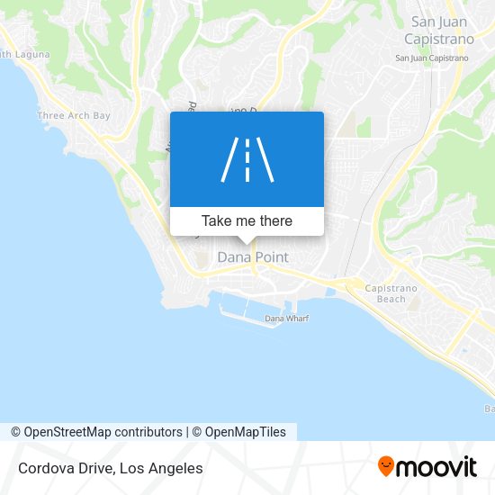 Mapa de Cordova Drive