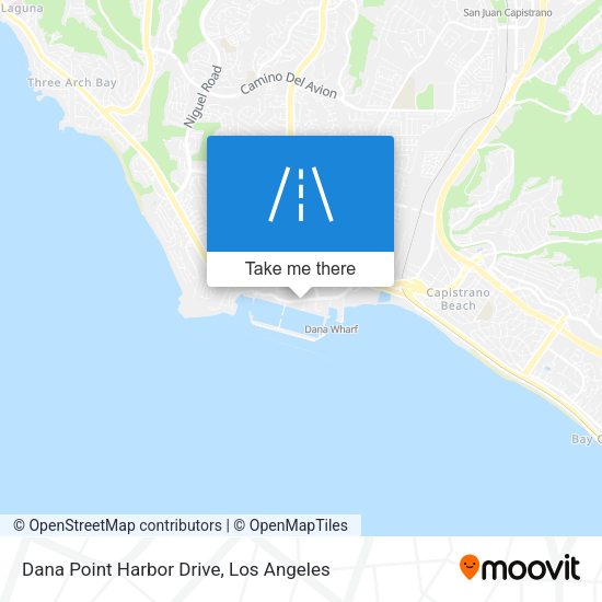 Dana Point Harbor Drive map