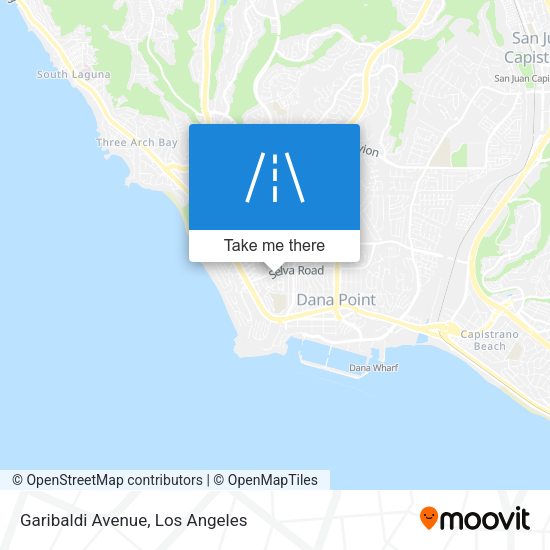 Mapa de Garibaldi Avenue