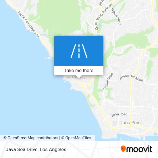 Java Sea Drive map