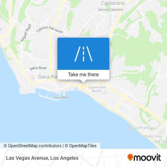 Mapa de Las Vegas Avenue