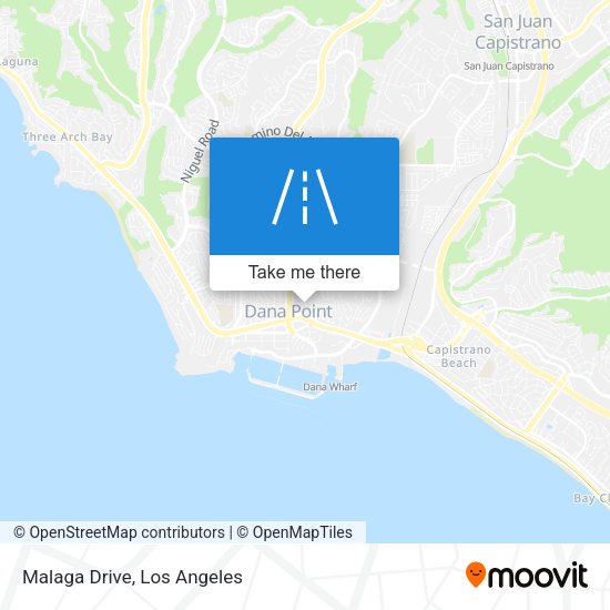 Mapa de Malaga Drive