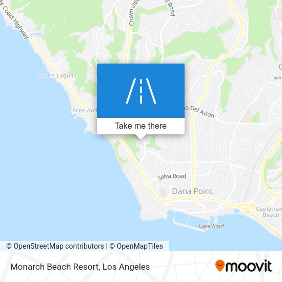 Mapa de Monarch Beach Resort