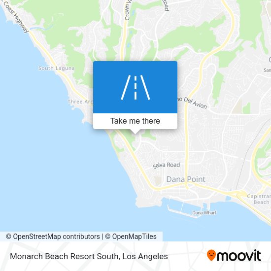 Mapa de Monarch Beach Resort South