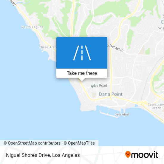 Niguel Shores Drive map