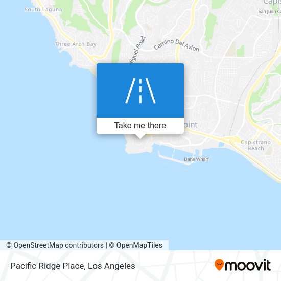 Pacific Ridge Place map