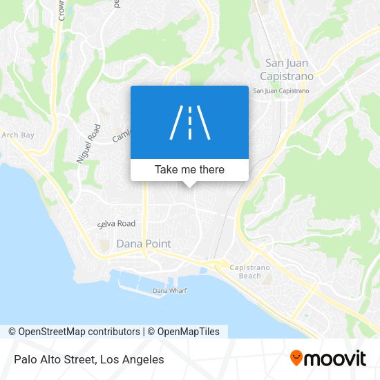 Palo Alto Street map