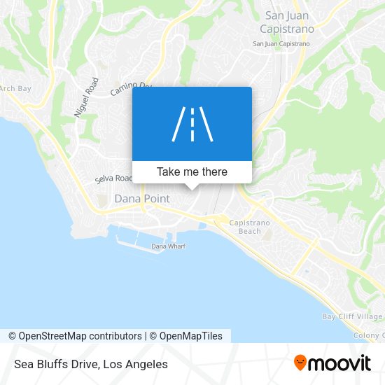 Sea Bluffs Drive map