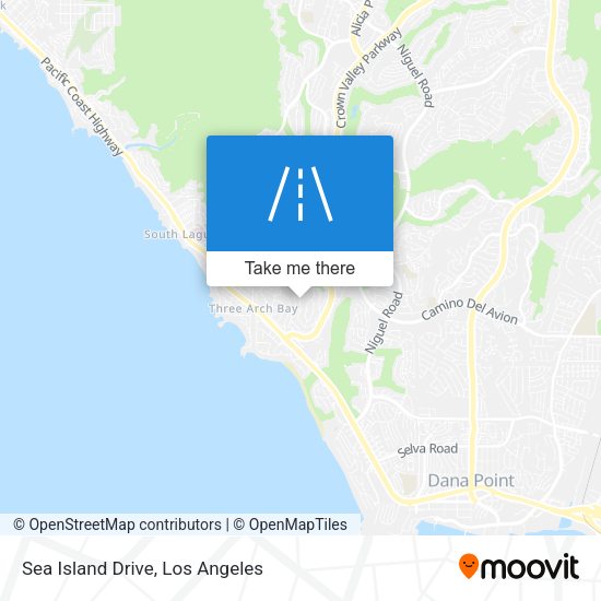 Sea Island Drive map