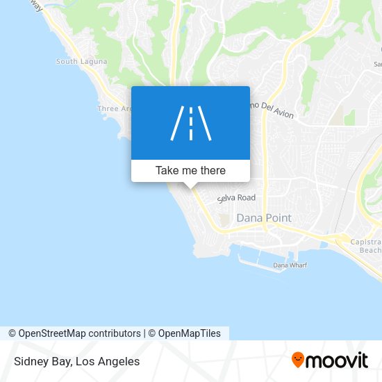 Mapa de Sidney Bay