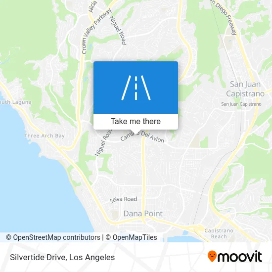 Silvertide Drive map