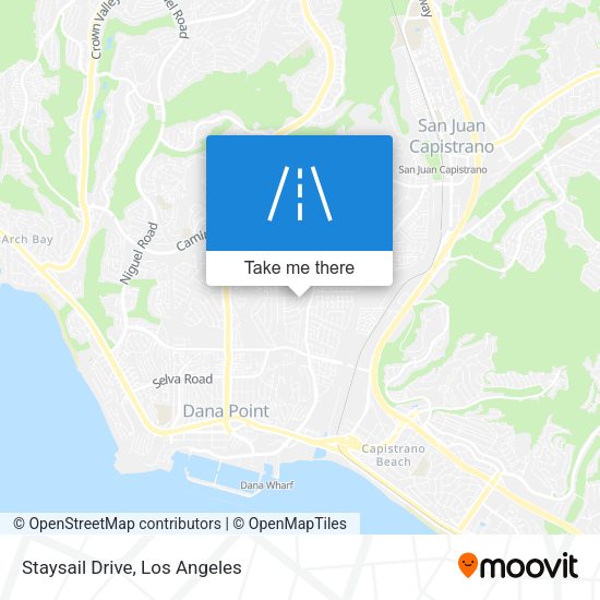 Mapa de Staysail Drive