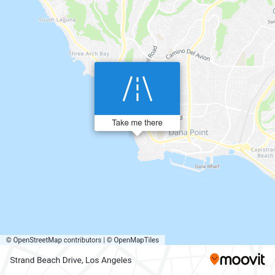 Strand Beach Drive map