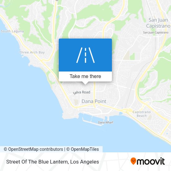 Street Of The Blue Lantern map