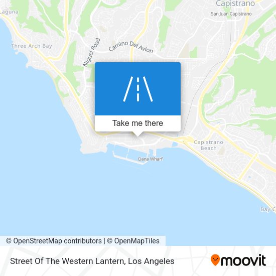 Street Of The Western Lantern map