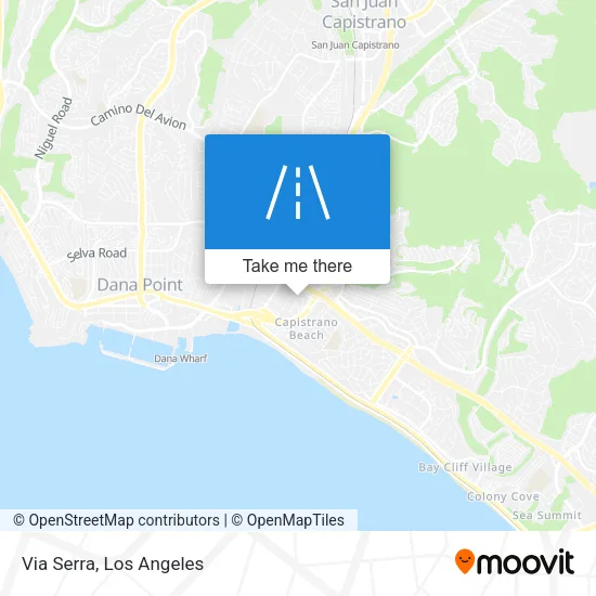 Via Serra map