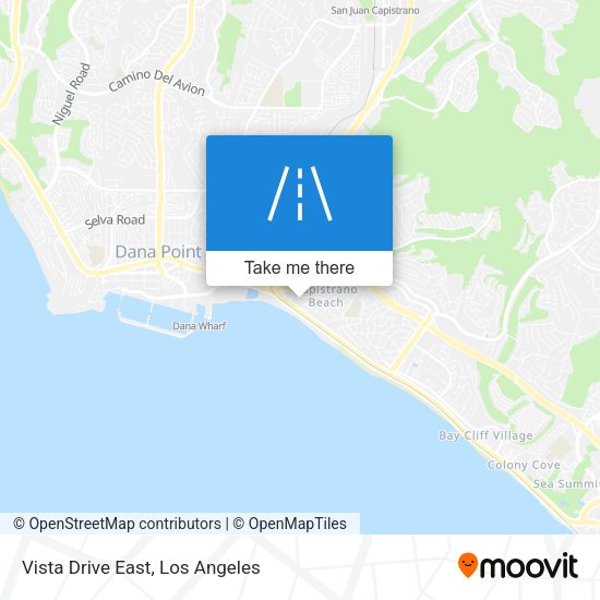 Vista Drive East map